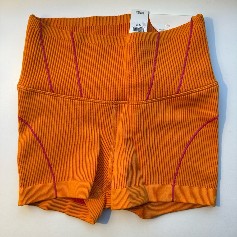 Aerie OFFLINE Vibrant Orange High Waist Women's Shorts